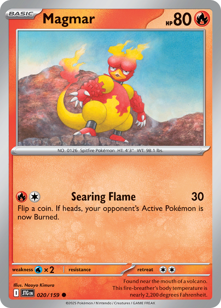 Magmar - 020/159 - Reverse Holofoil