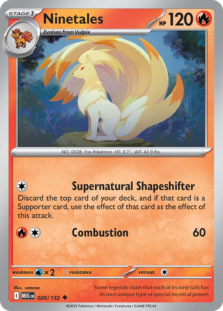 Ninetales - 020/132 - Reverse Holofoil