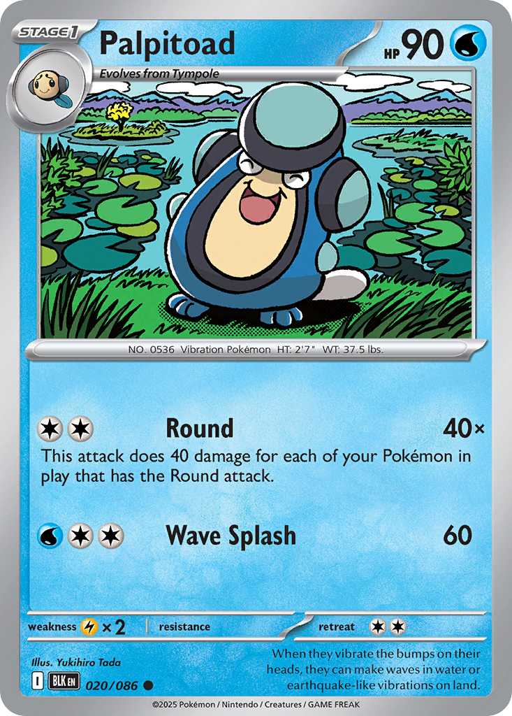 Palpitoad (Poke Ball Pattern) - 020/086
