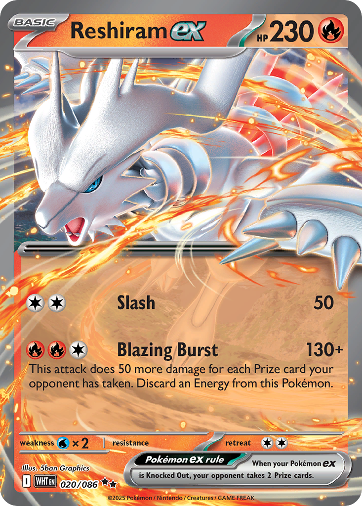 Reshiram ex - 020/086