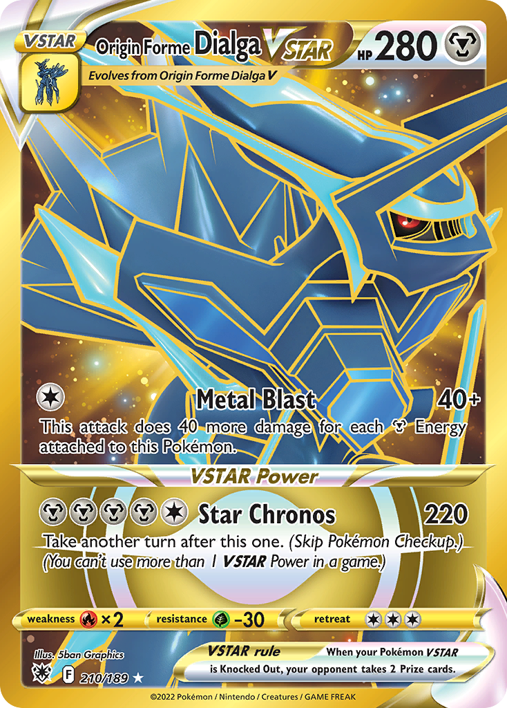 Origin Forme Dialga VSTAR  - 210/189