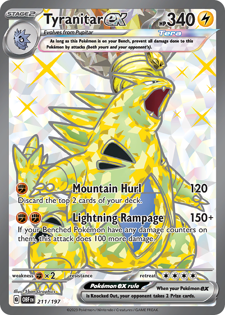 Tyranitar ex  - 211/197