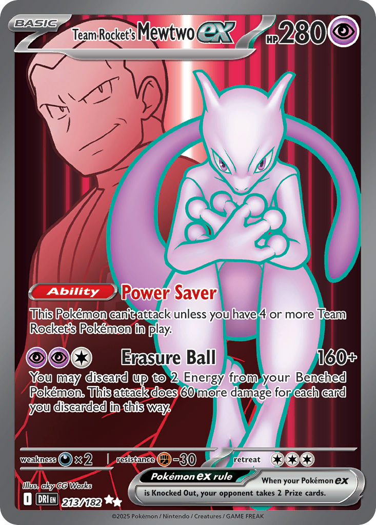 Team Rocket's Mewtwo ex  - 213/182