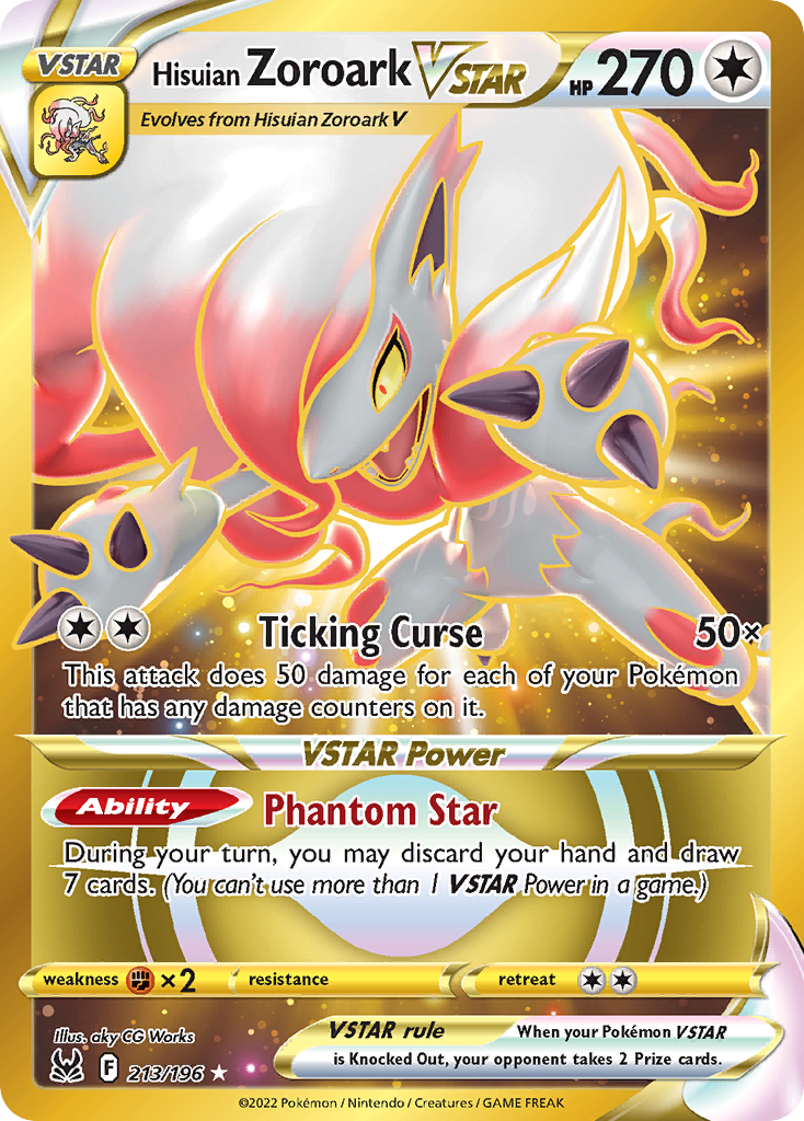 Hisuian Zoroark VSTAR (213) (Secret) - 213/196