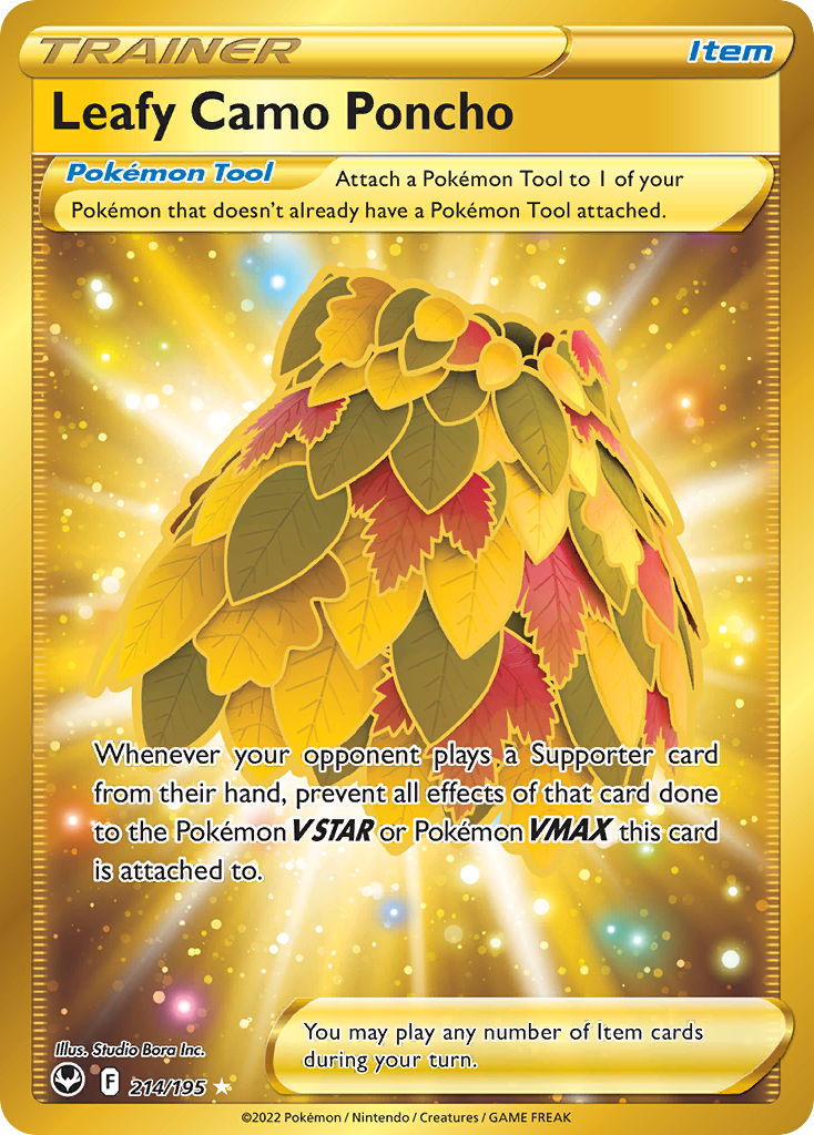 Leafy Camo Poncho (Secret) - 214/195