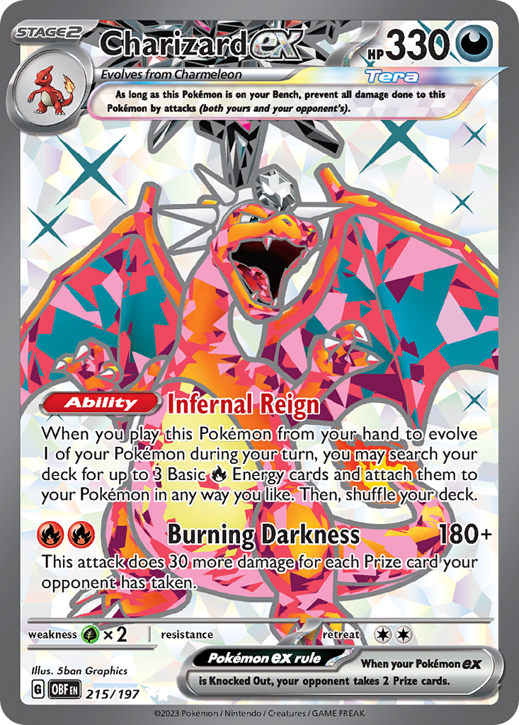 Charizard ex  - 215/197