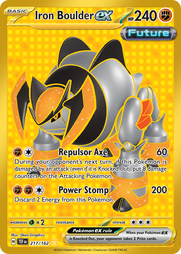 Iron Boulder ex  - 217/162