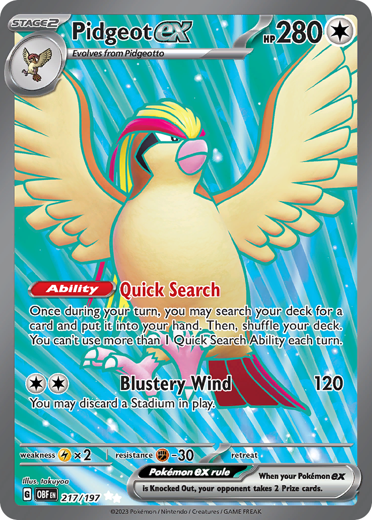 Pidgeot ex  - 217/197