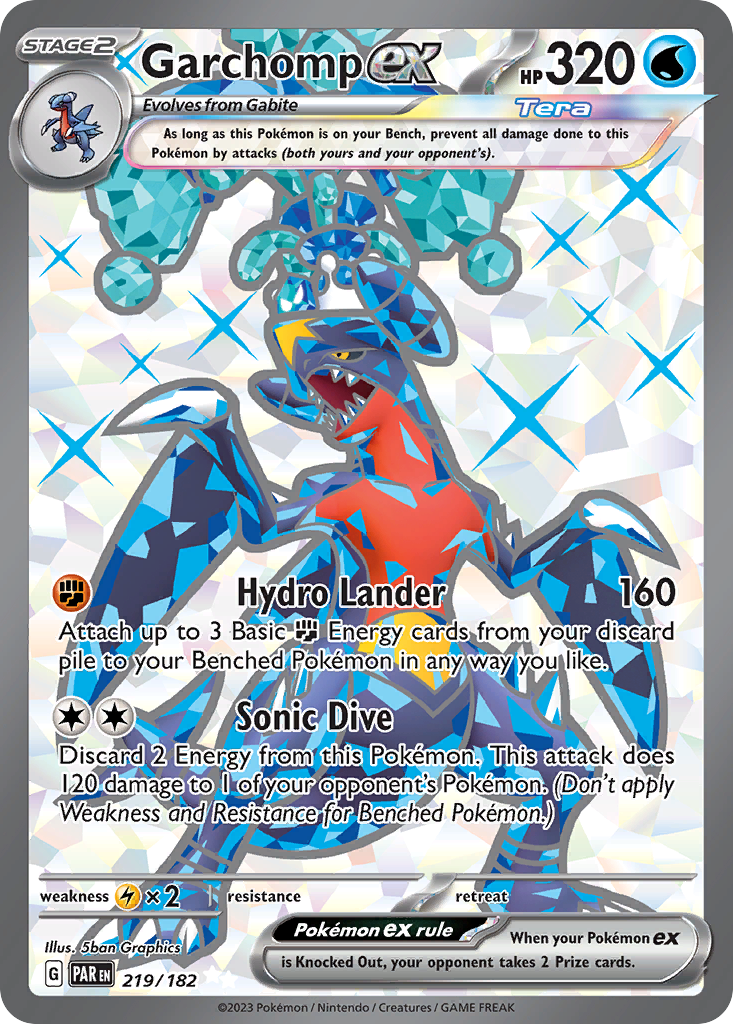 Garchomp ex  - 219/182