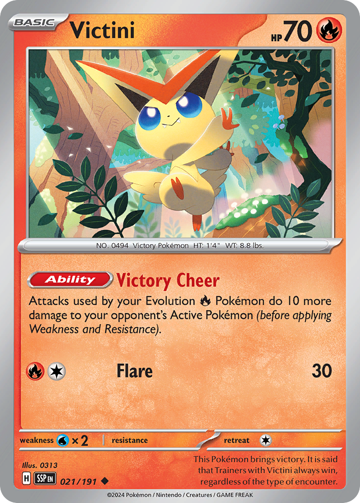 Victini - 021/191 - Reverse Holofoil