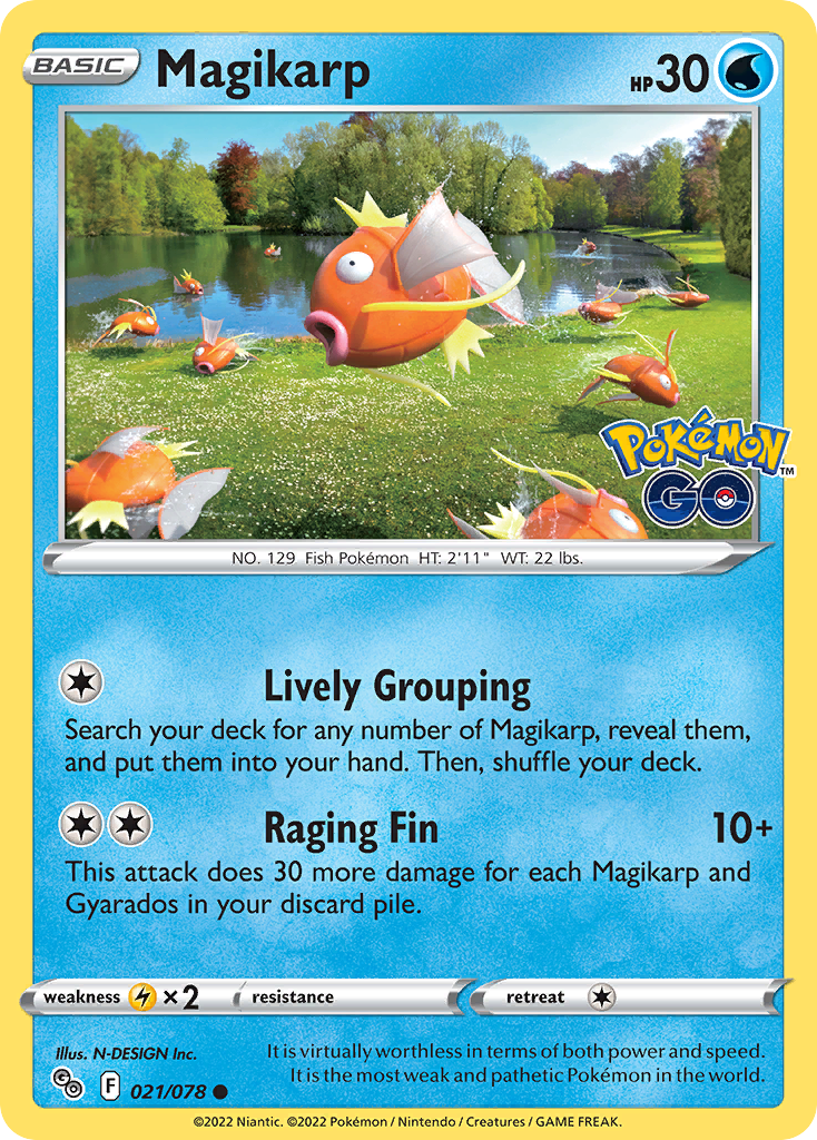 Magikarp - 021/078 - Reverse Holofoil