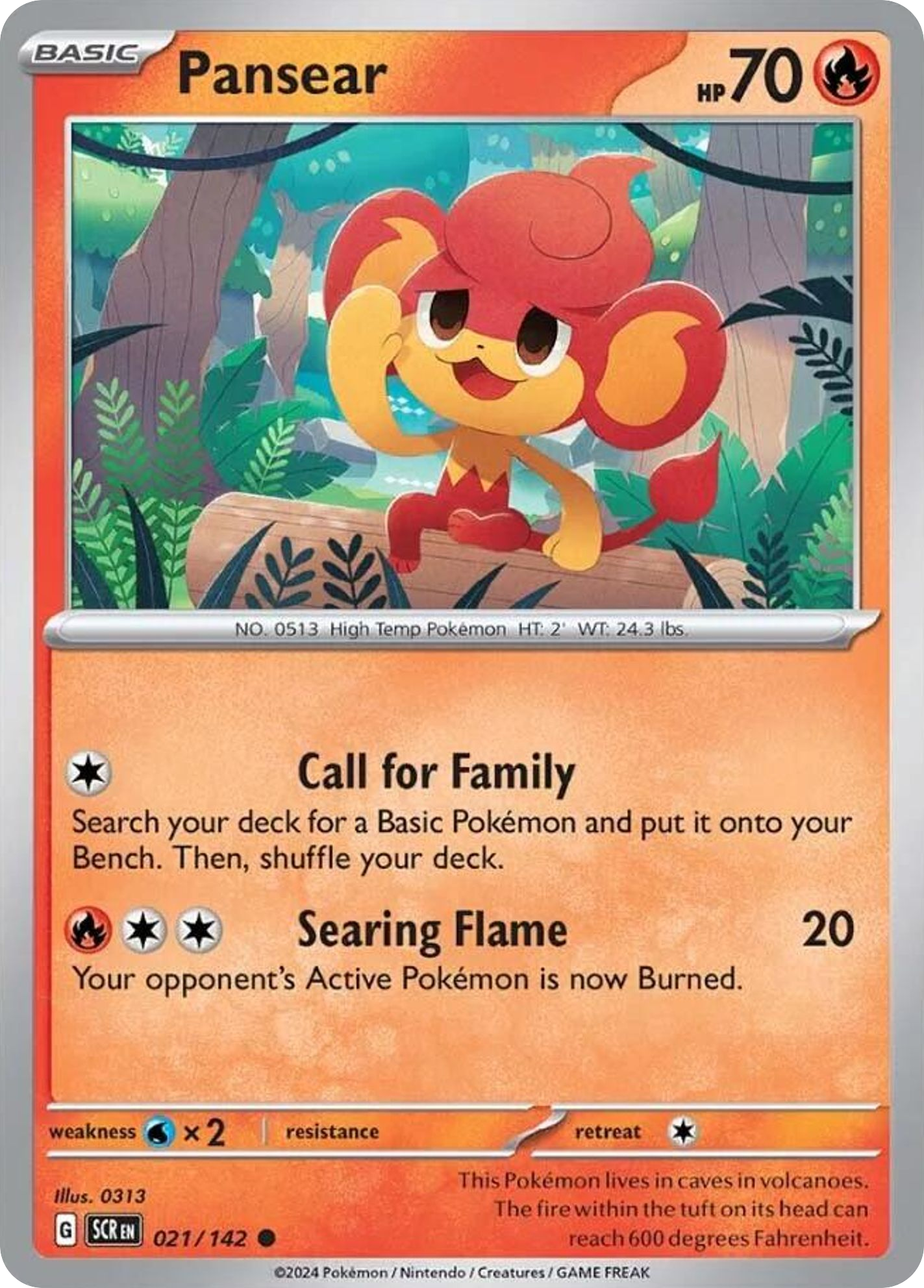 Pansear - 021/142 - Reverse Holofoil