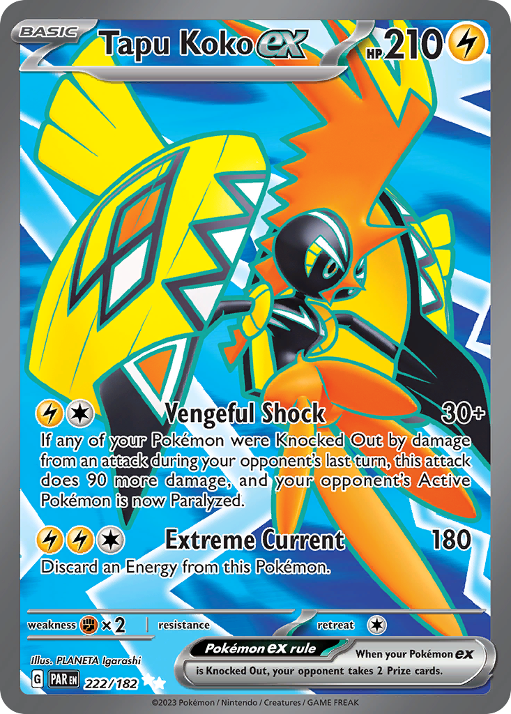 Tapu Koko ex  - 222/182