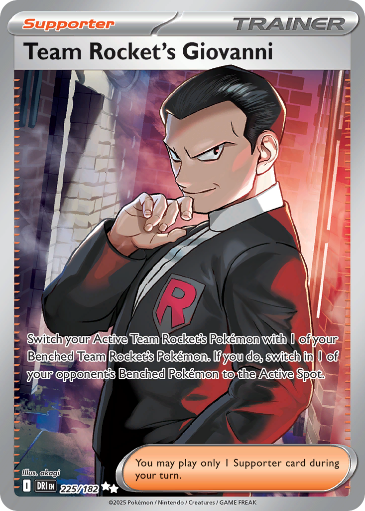 Team Rocket's Giovanni  - 225/182