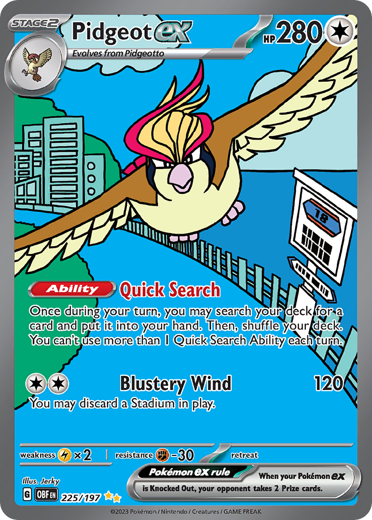 Pidgeot ex  - 225/197