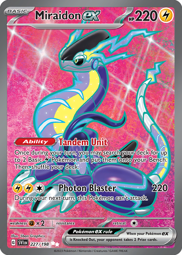 Miraidon ex  - 227/198