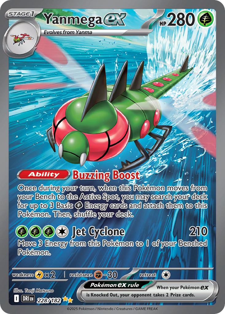 Yanmega ex  - 228/182