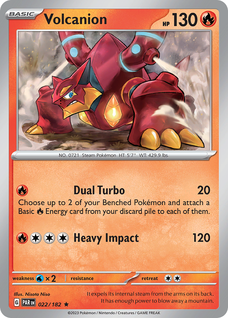 Volcanion - 022/182 - Reverse Holofoil