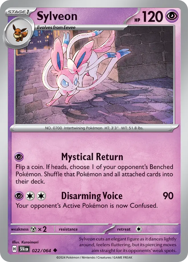 Sylveon - 022/064 - Reverse Holofoil