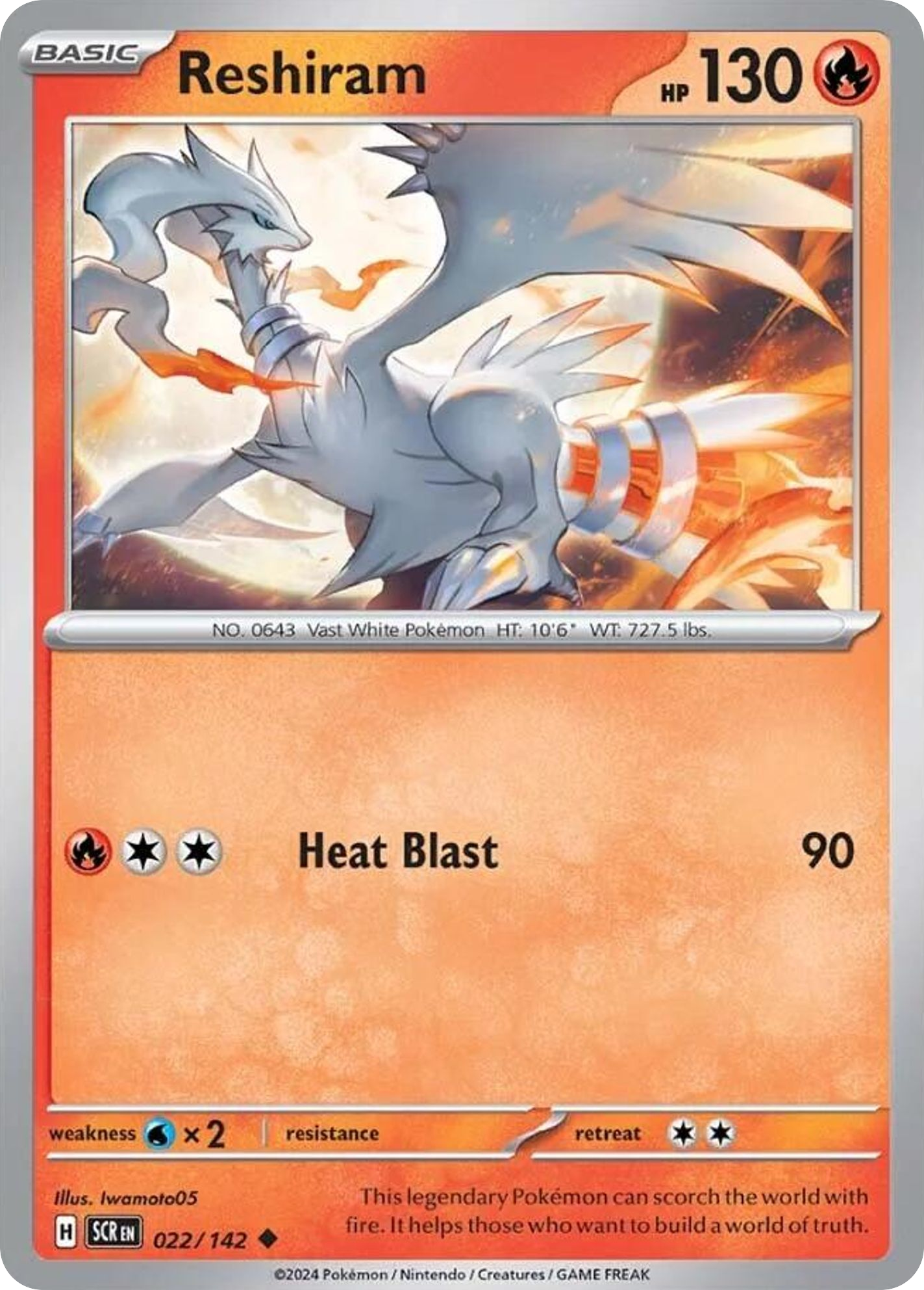 Reshiram - 022/142