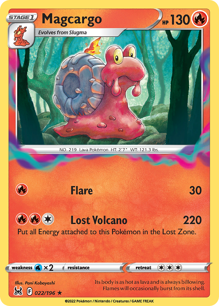Magcargo - 022/196 - Reverse Holofoil