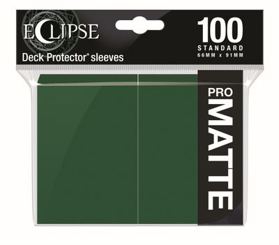 Deck Pro Eclipse Matte Sleeves Forest Green - 100