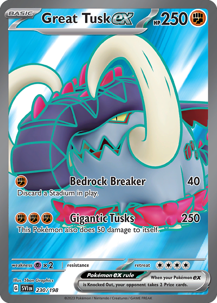 Great Tusk ex  - 230/198