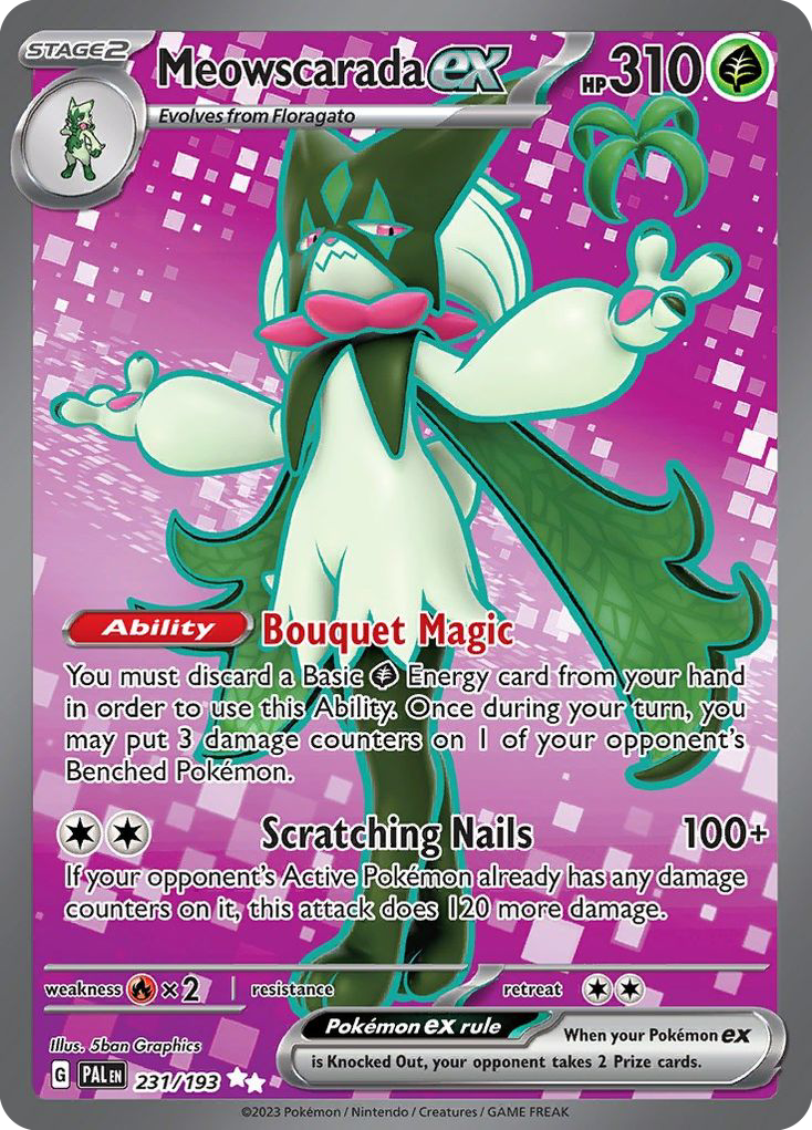 Meowscarada ex  - 231/193