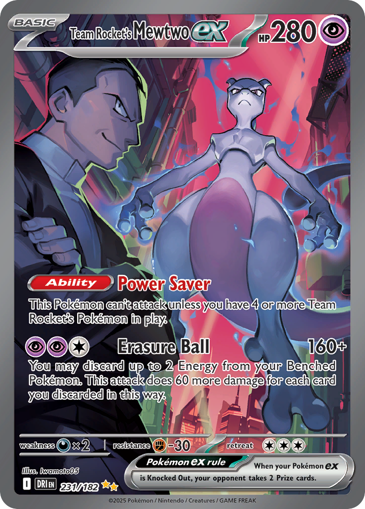 Team Rocket's Mewtwo ex  - 231/182