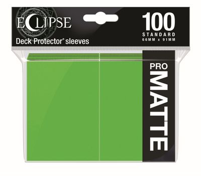Deck Pro Eclipse Pro Matte Sleeves Lime Green - 100