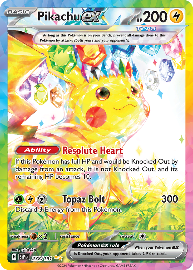 Pikachu ex  - 238/191