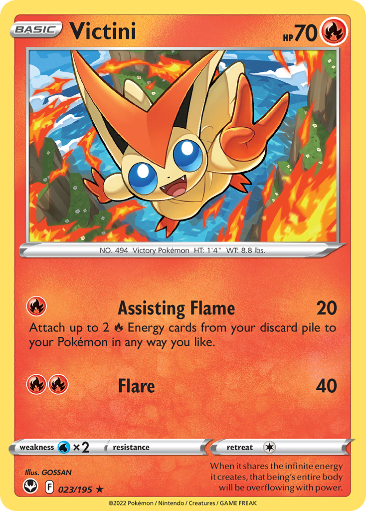 Victini - 023/195 - Reverse Holofoil