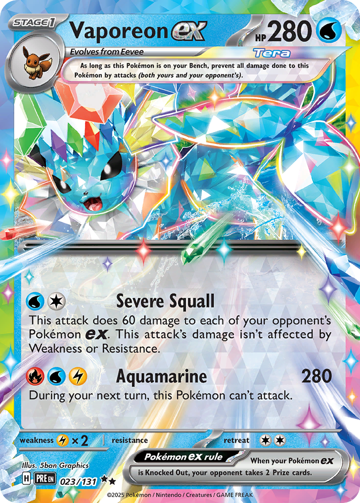 Vaporeon ex  - 023/131
