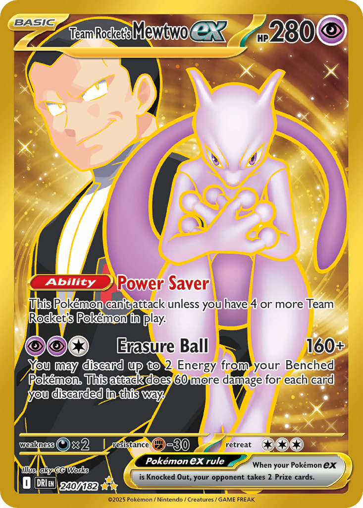 Team Rocket's Mewtwo ex  - 240/182