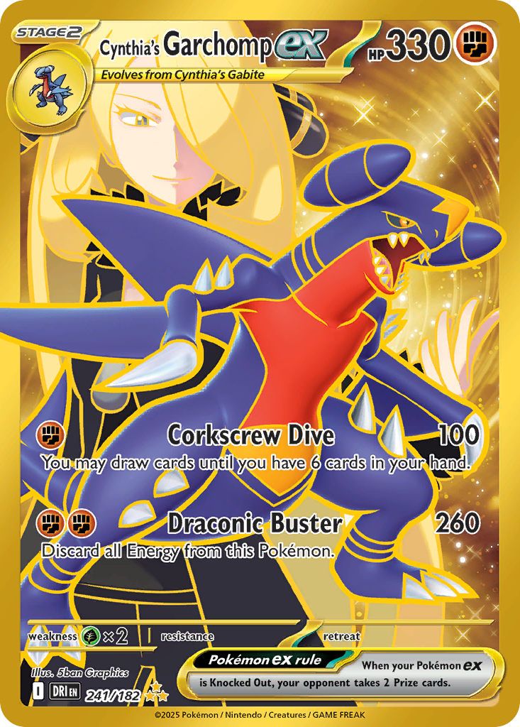 Cynthia's Garchomp ex  - 241/182