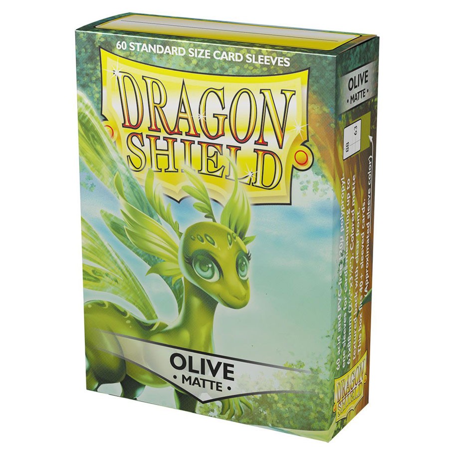 Dragon Shields - Matte Sleeves - Olive (60ct)