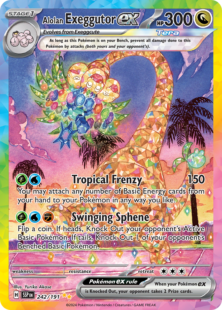 Alolan Exeggutor ex  - 242/191