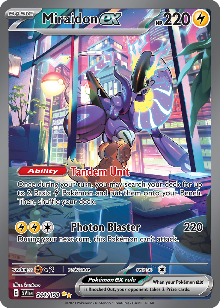 Miraidon ex  - 244/198