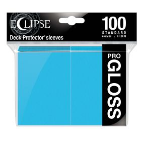 Deck Pro Eclipse Gloss Sleeves Light Blue - 100