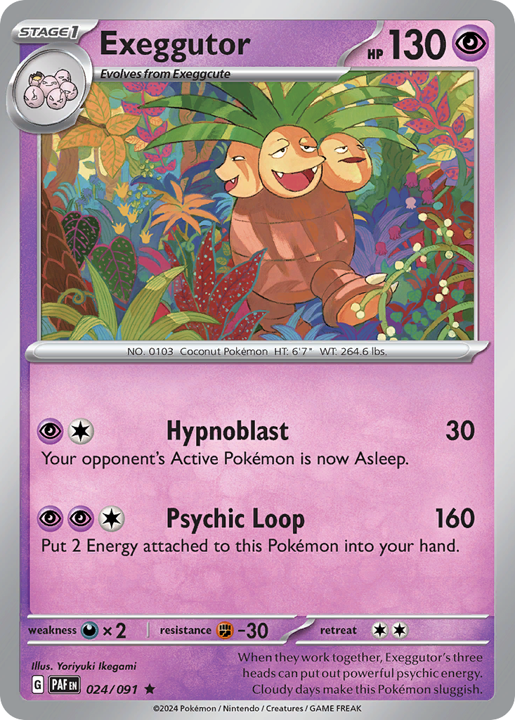 Exeggutor - 024/091 - Reverse Holofoil