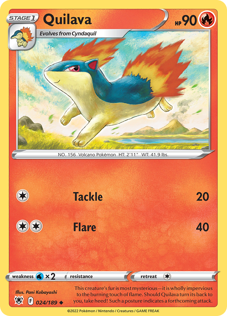 Quilava - 024/189 - Reverse Holofoil