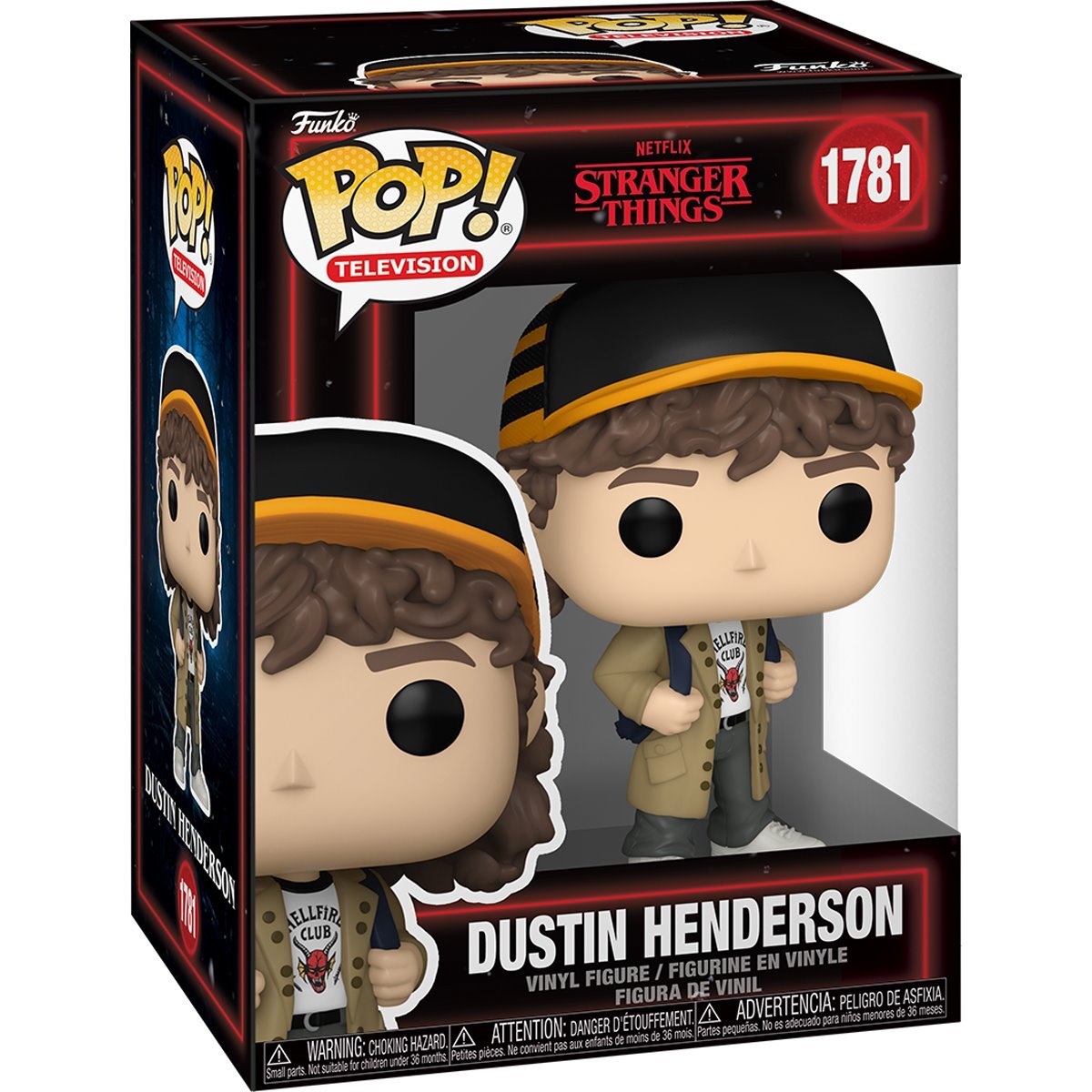 Stranger Things Season 5 Dustin Henderson Funko Pop! Vinyl Figure #1781