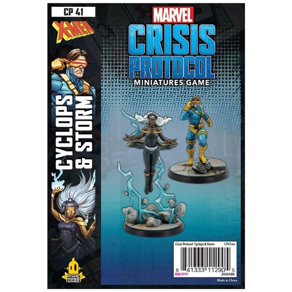 Marvel Crisis Protocol Miniatures Game - Cyclops and Storm