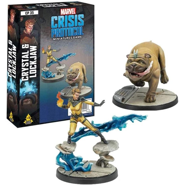 Marvel Crisis Protocol Miniatures Game - Crystal and Lockjaw