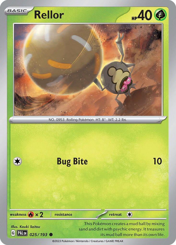 Rellor  - 025/193 - Reverse Holofoil