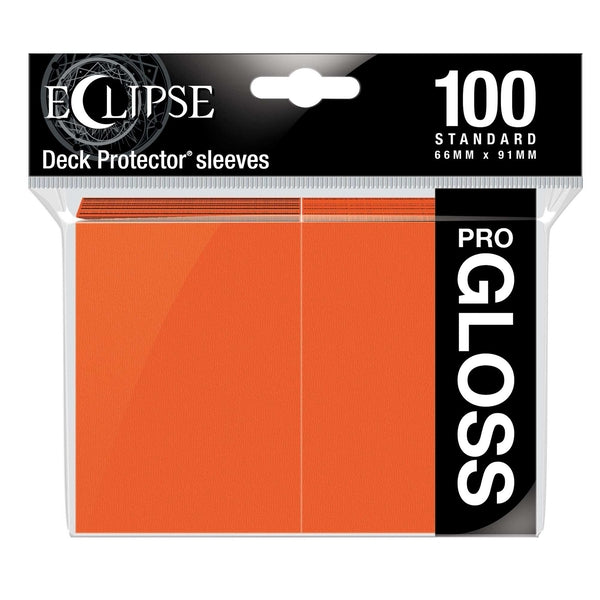 Deck Pro Eclipse Gloss Sleeves Pumpkin Orange - 100