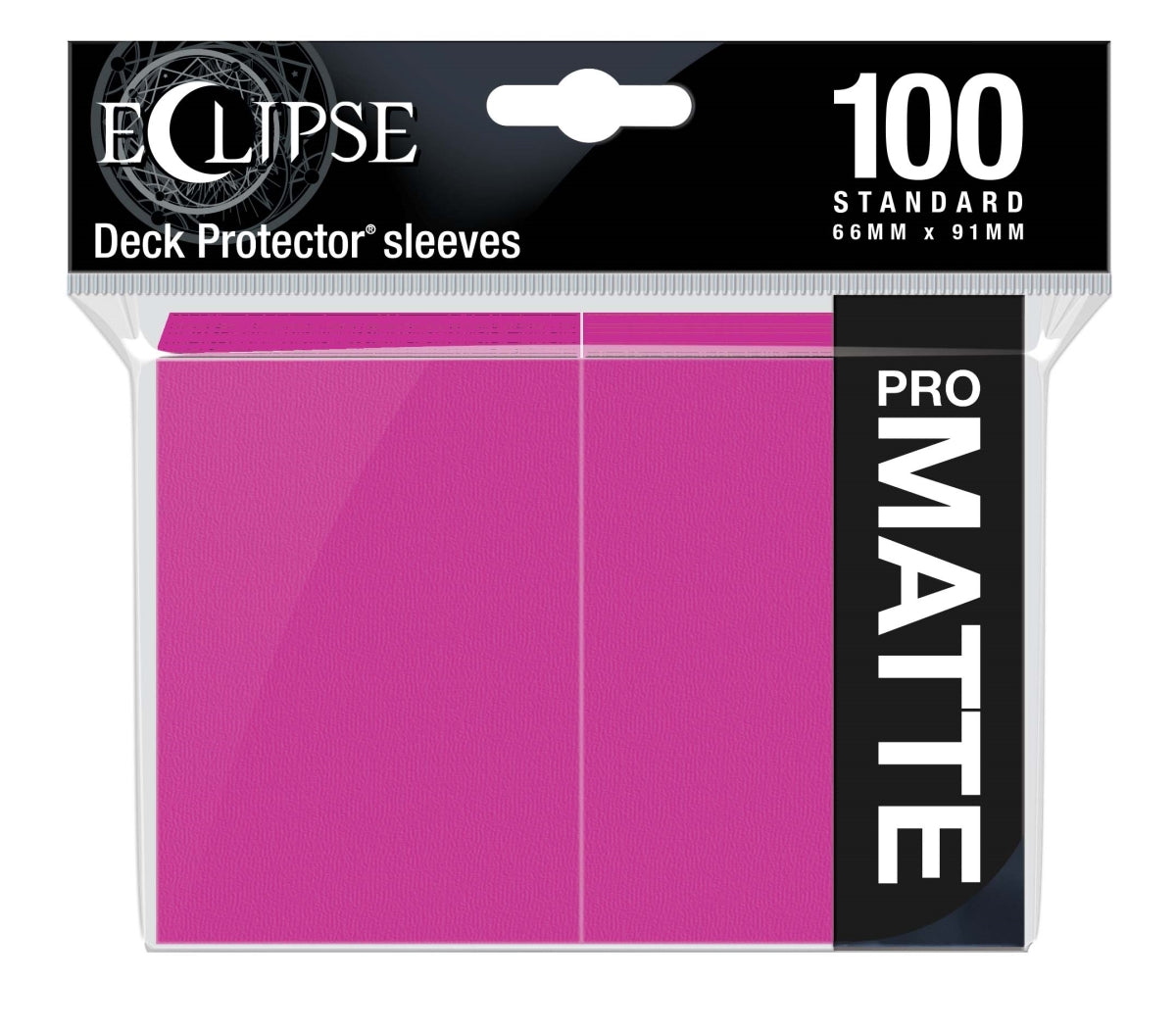 Deck Pro Eclipse Matte Sleeves Hot Pink - 100