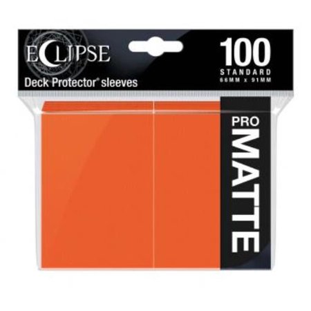 Deck Pro Eclipse Matte Sleeves Pumpkin Orange - 100