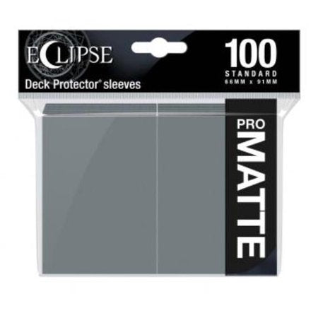 Deck Pro Eclipse Matte Sleeves Grey - 100