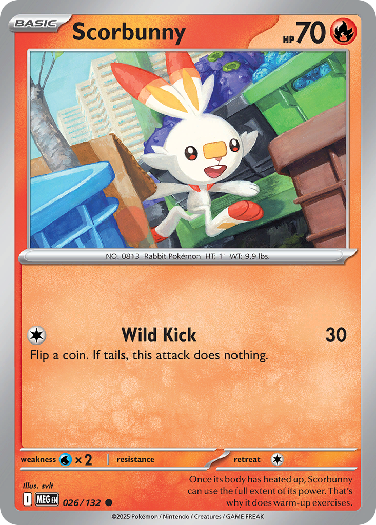 Scorbunny - 026/132 - Reverse Holofoil